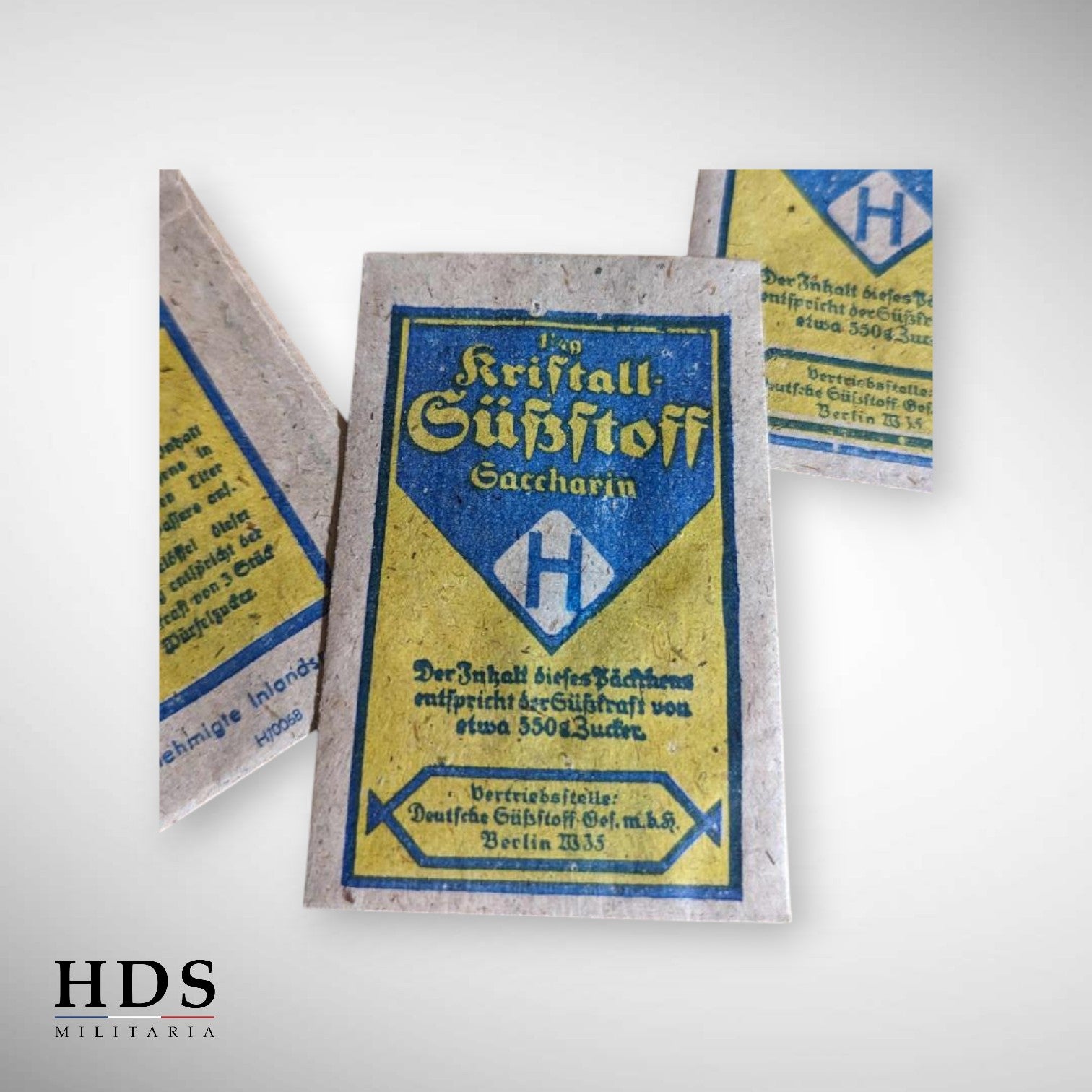 Sachet de sucre allemand ww2