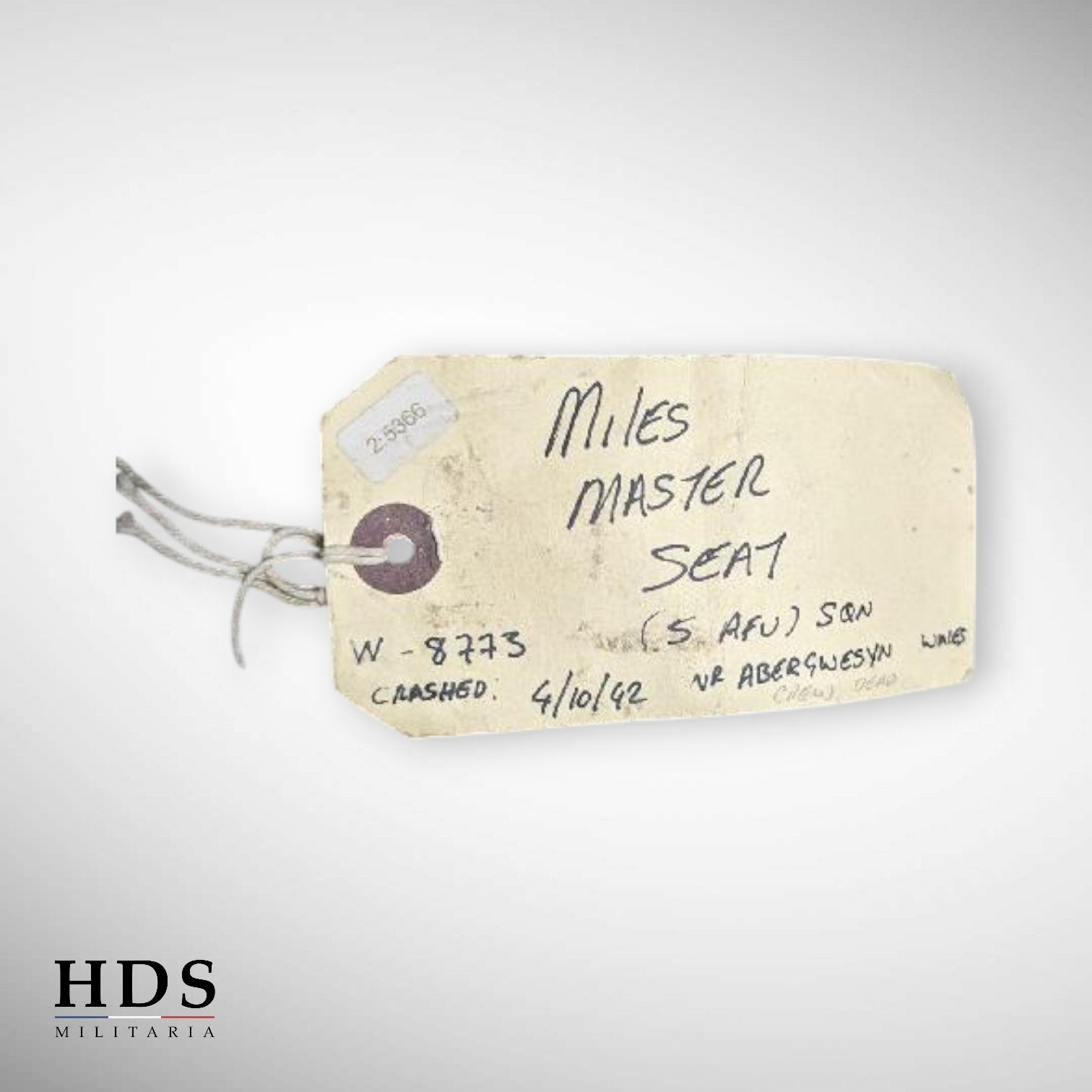 Siège de pilote  ww2 RAF identifié Miles Master