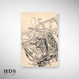 Siège de pilote  ww2 RAF identifié Miles Master