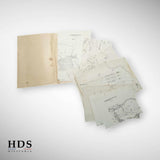 Lot of documents from the Autun Military School in 1929, France, 40 years WW2
