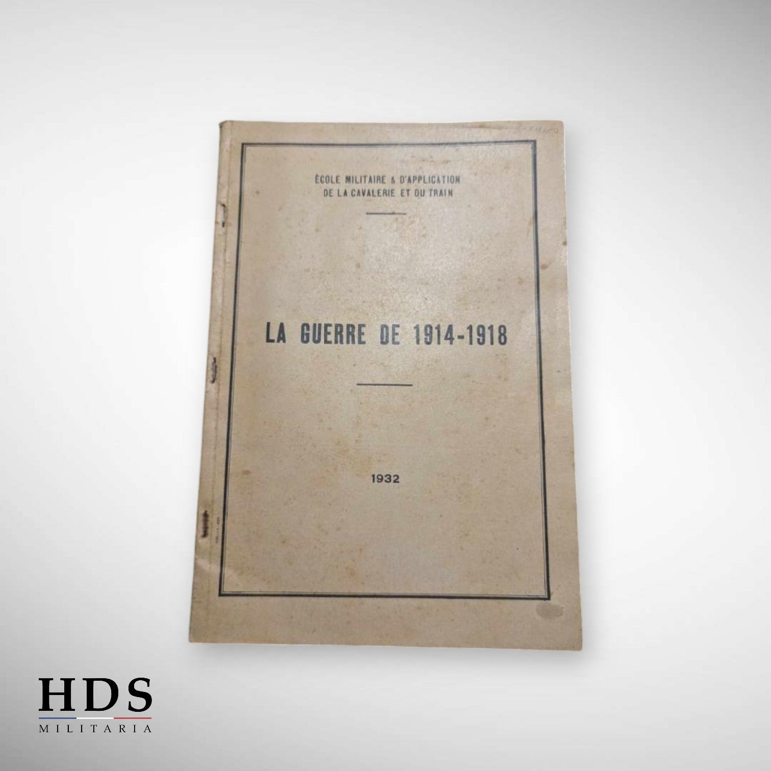 Lot of documents from the Autun Military School in 1929, France, 40 years WW2