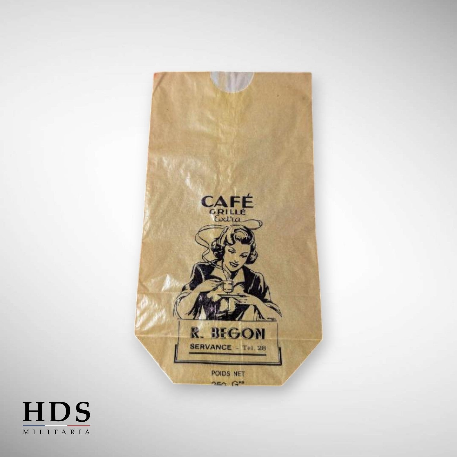 Sachet de café grillé extra 250g France 40 ww2