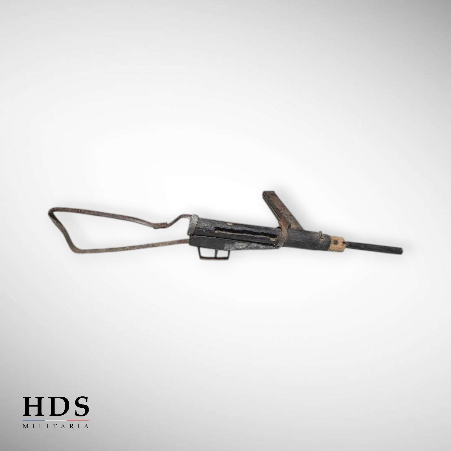 Jouet Libération ww2 Sten MK2 bois et métal
