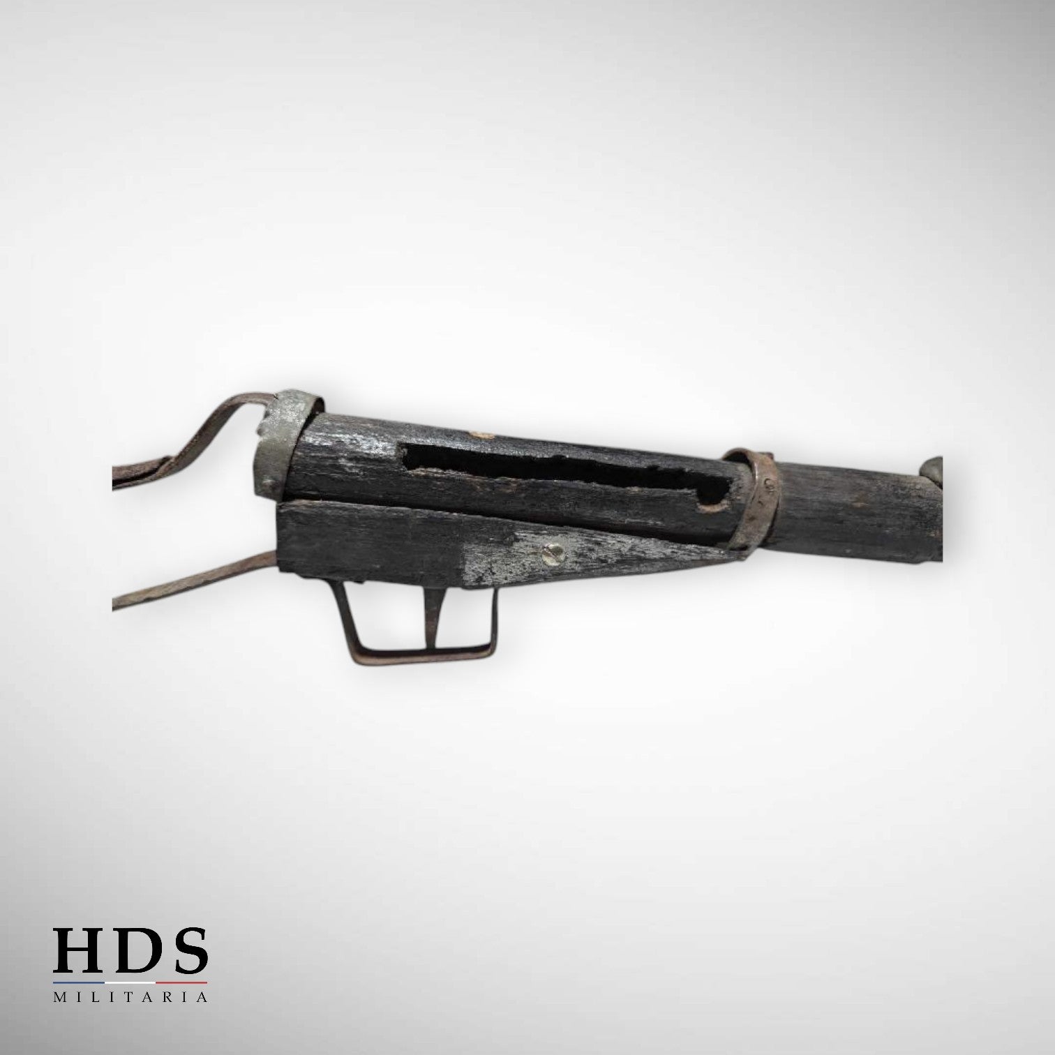 Jouet Libération ww2 Sten MK2 bois et métal