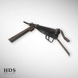 Jouet Libération ww2 Sten MK2 bois et métal
