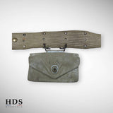Pochette pansement ceinturon US ww2 blanc