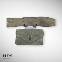 Pochette pansement ceinturon US ww2 blanc