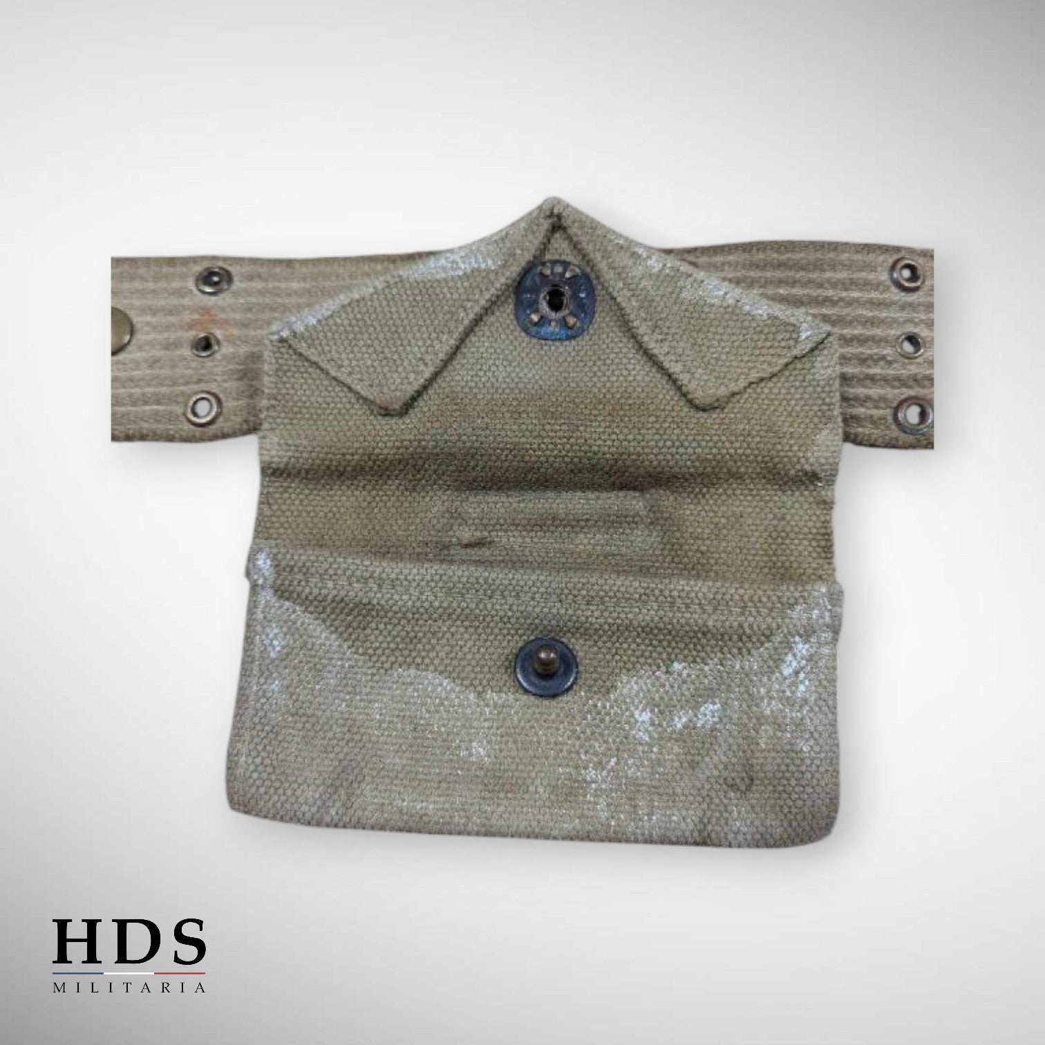 Pochette pansement ceinturon US ww2 blanc