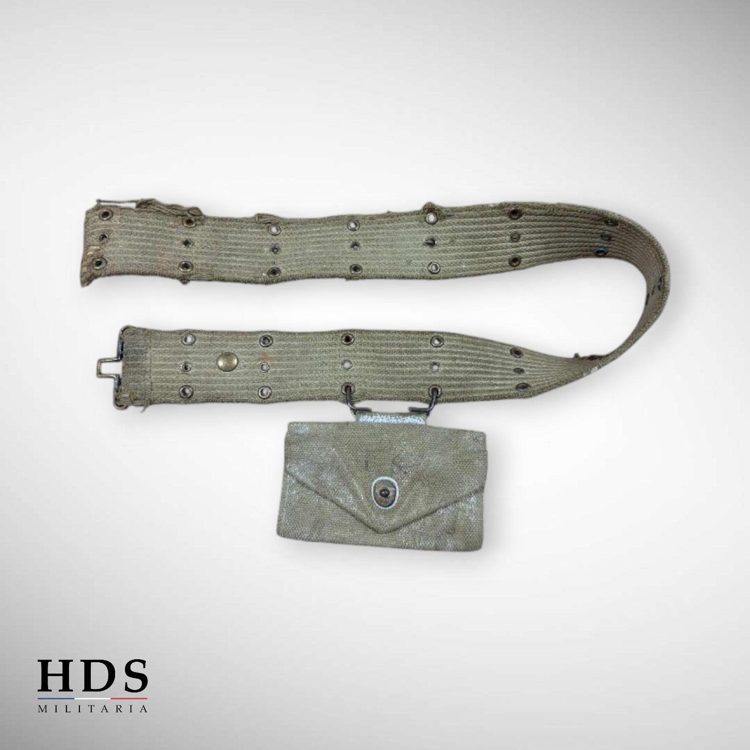 Pochette pansement ceinturon US ww2 blanc