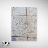 Carte guerre 1870-71 secteur Dijon