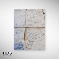 Carte guerre 1870-71 secteur Dijon