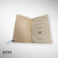 US WW2 instruction booklet, serial number