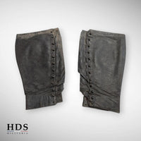 Paire de guêtres jambières ww1 noires