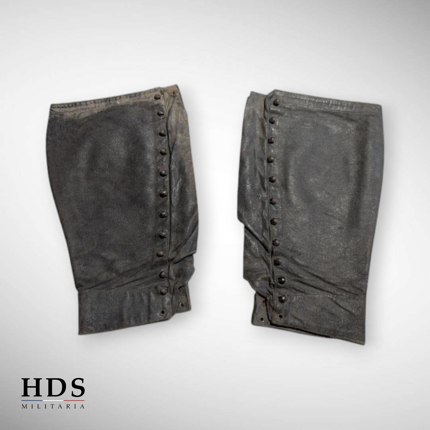Paire de guêtres jambières ww1 noires