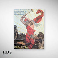 Affiche Crédit National ww1
