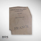 Carte de France US ww2 1944 Alsace