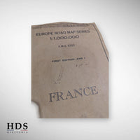 Carte de France US ww2 1944 Alsace