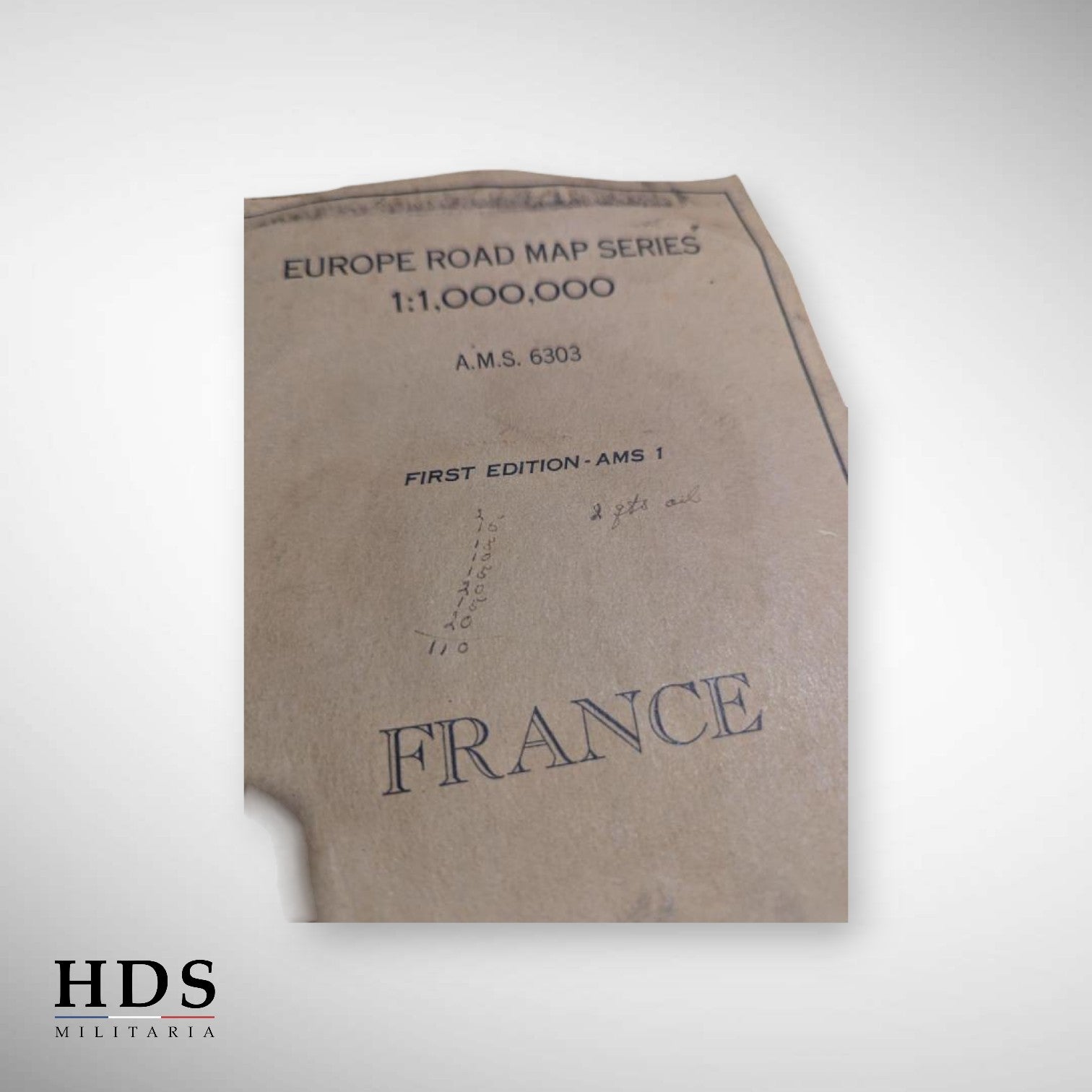 Carte de France US ww2 1944 Alsace