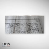Carte ww2 Frontière allemande armée Libération 1944