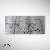 Carte ww2 Frontière allemande armée Libération 1944