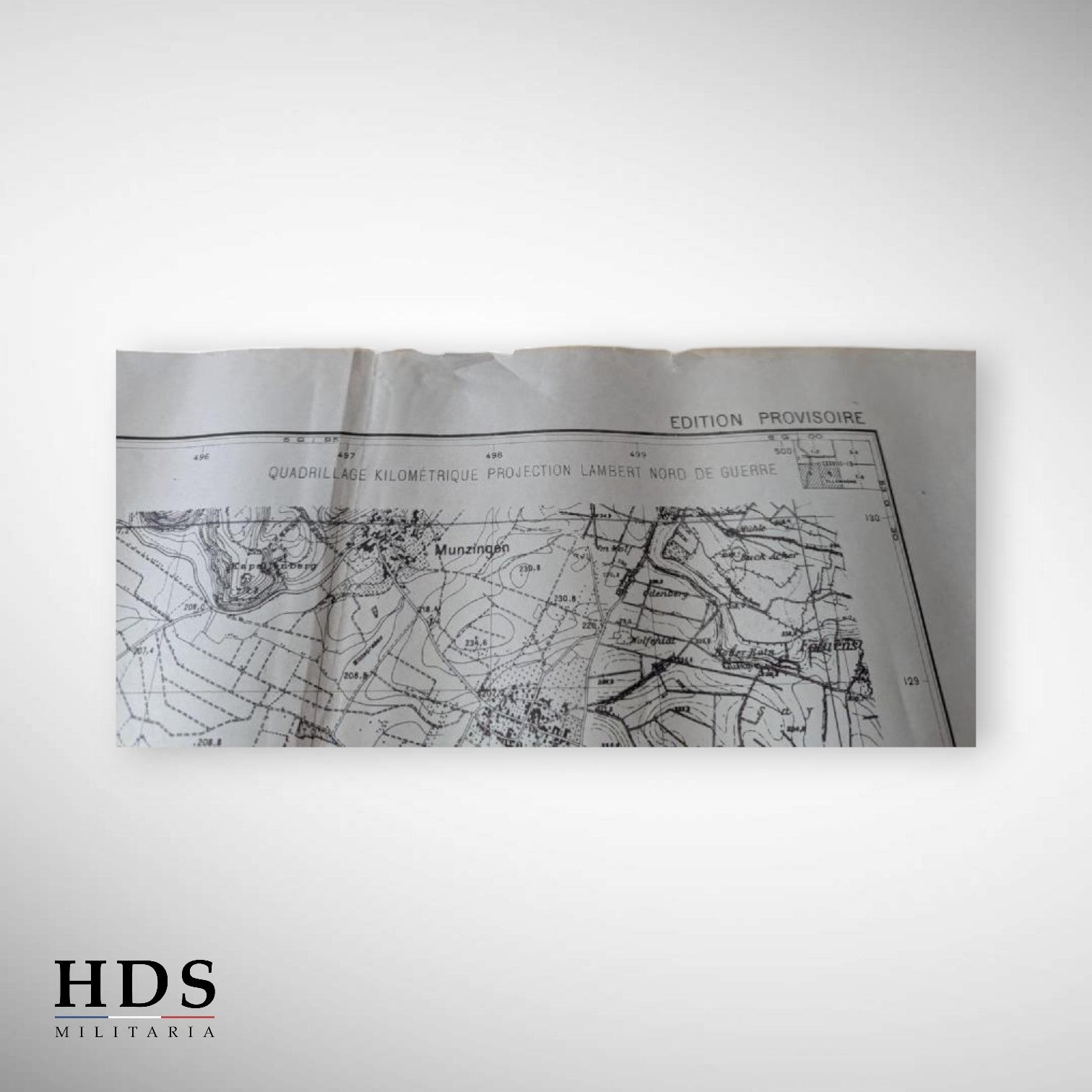 Carte ww2 Frontière allemande armée Libération 1944