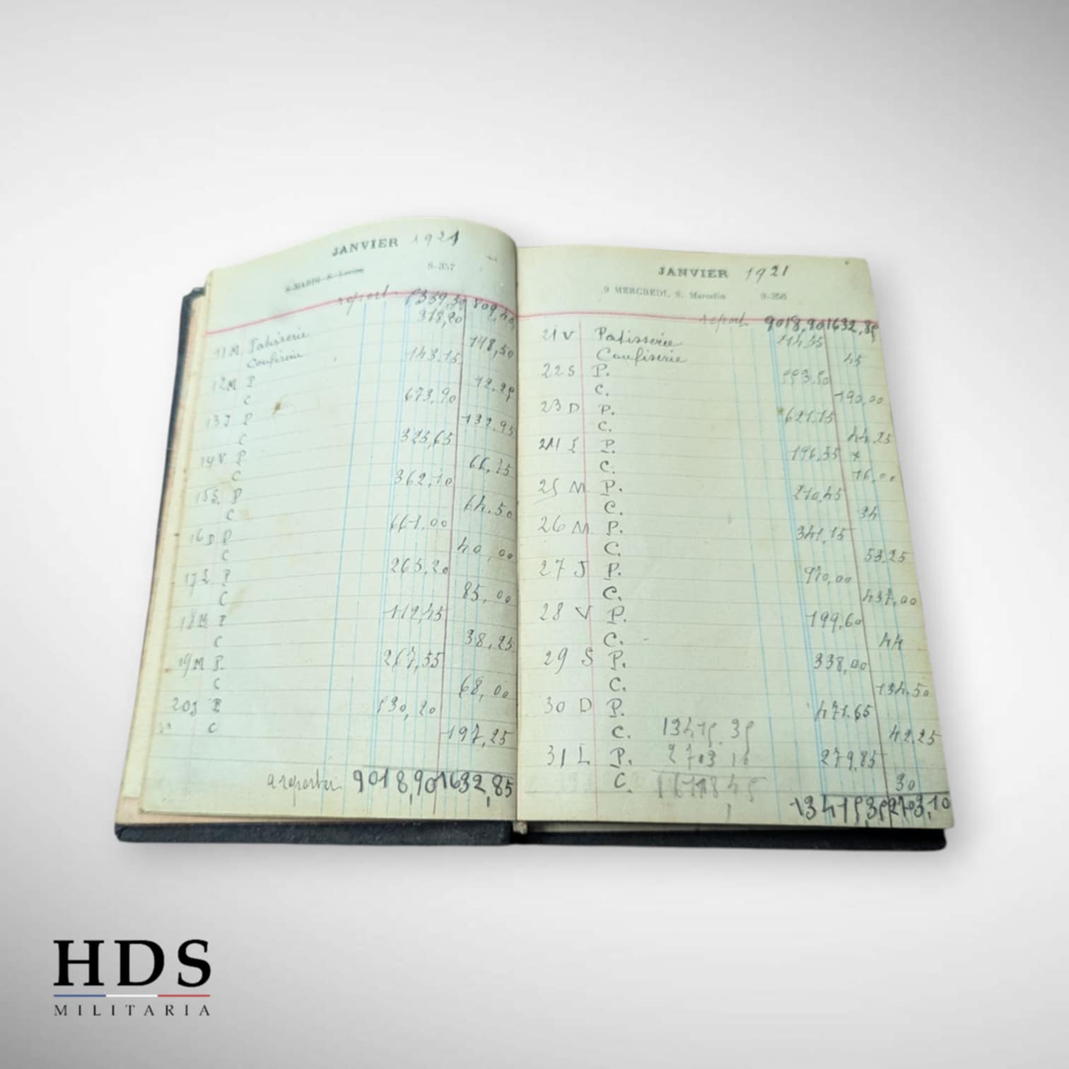 Agenda Français 1918 ww1