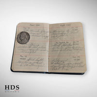 Agenda US ww2 1945 + Monnaie pendentif