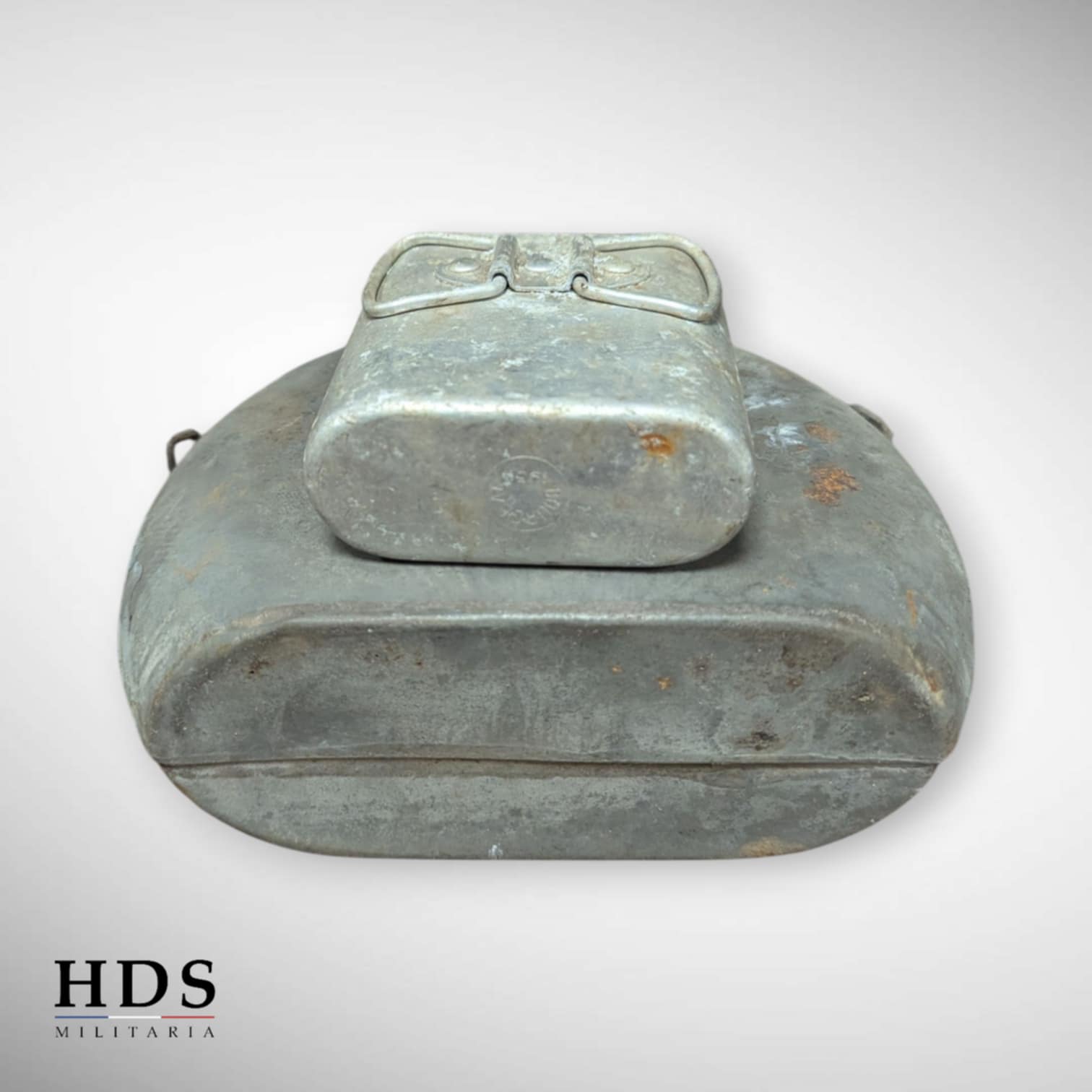 Ensemble gourde + quart m35 France 40 ww2