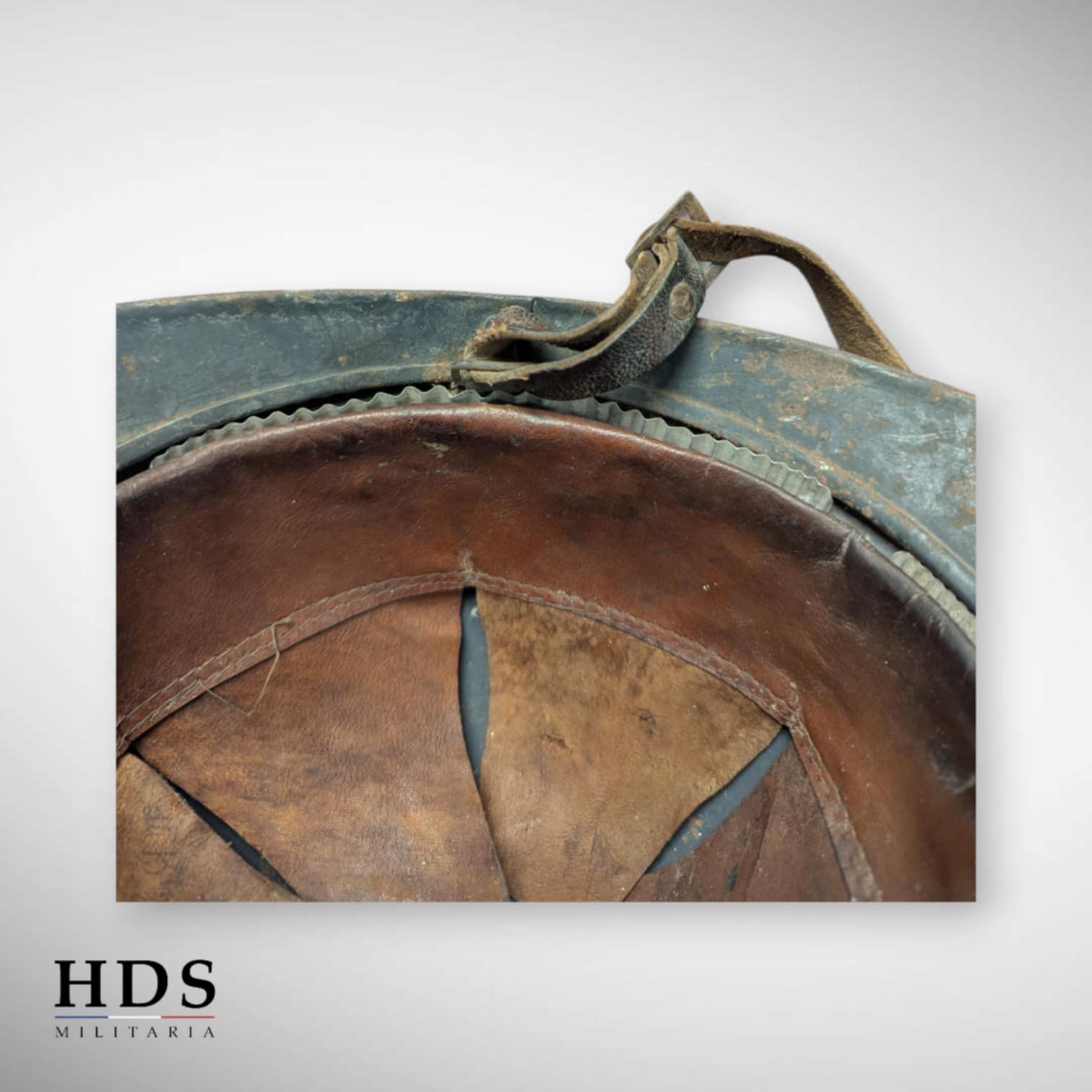 Casque Adrian m15 Infanterie ww1 nominatif