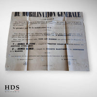 Affiche mobilisation générale 1914 ww1