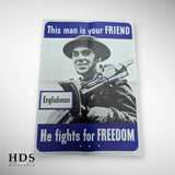 Affiche US ww2 Englishman is your friend