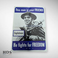 Affiche US ww2 Englishman is your friend
