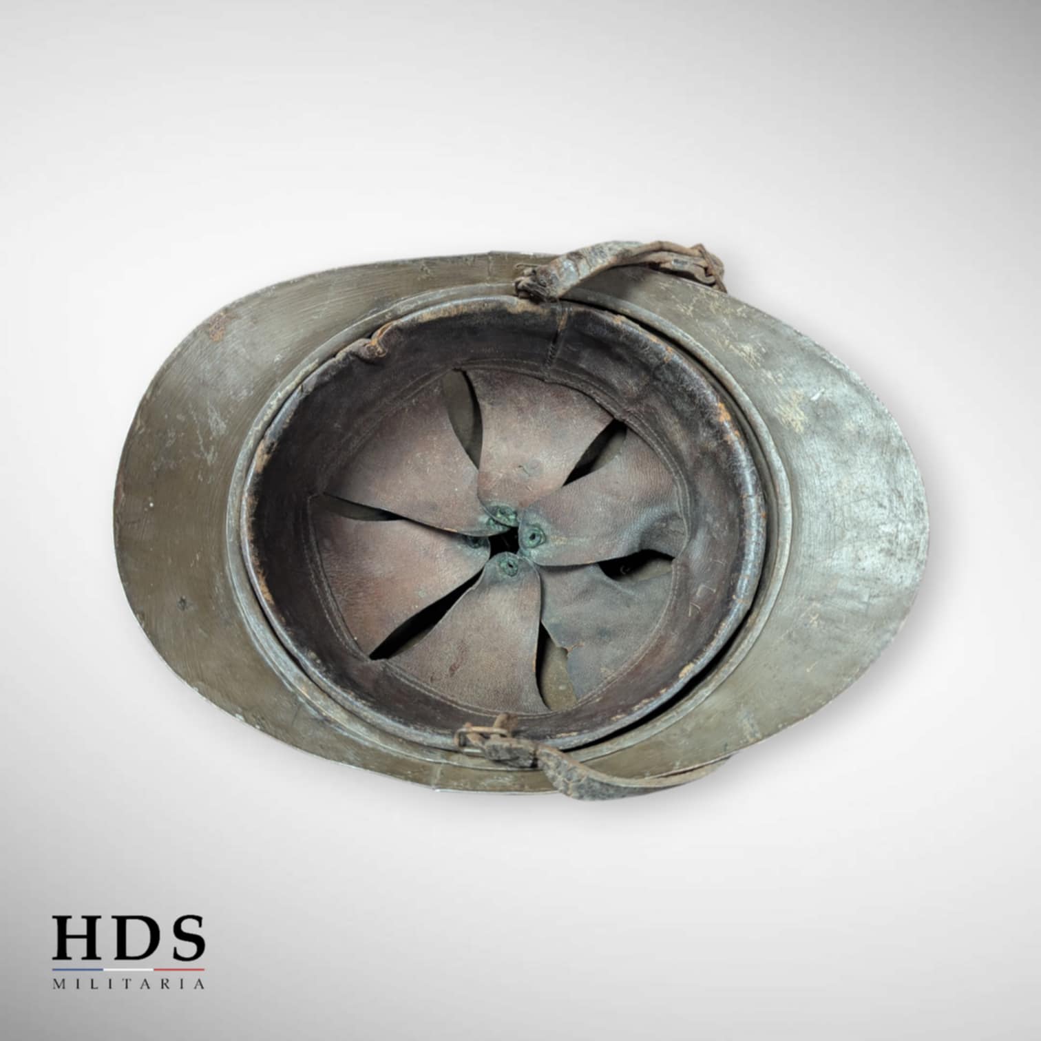 Casque Adrian m15 Infanterie France 40 ww2