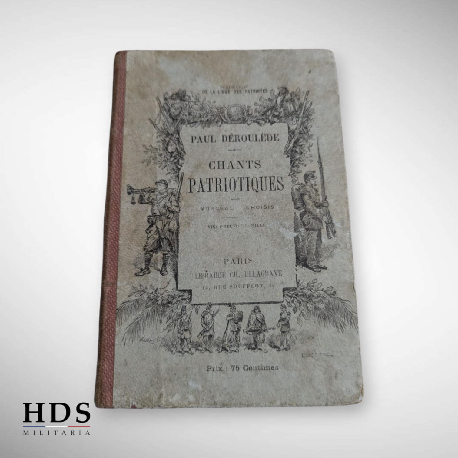 Livret de chants patriotiques 1883 ww1
