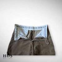 Pantalon velours côtelé brun type FFI ww2