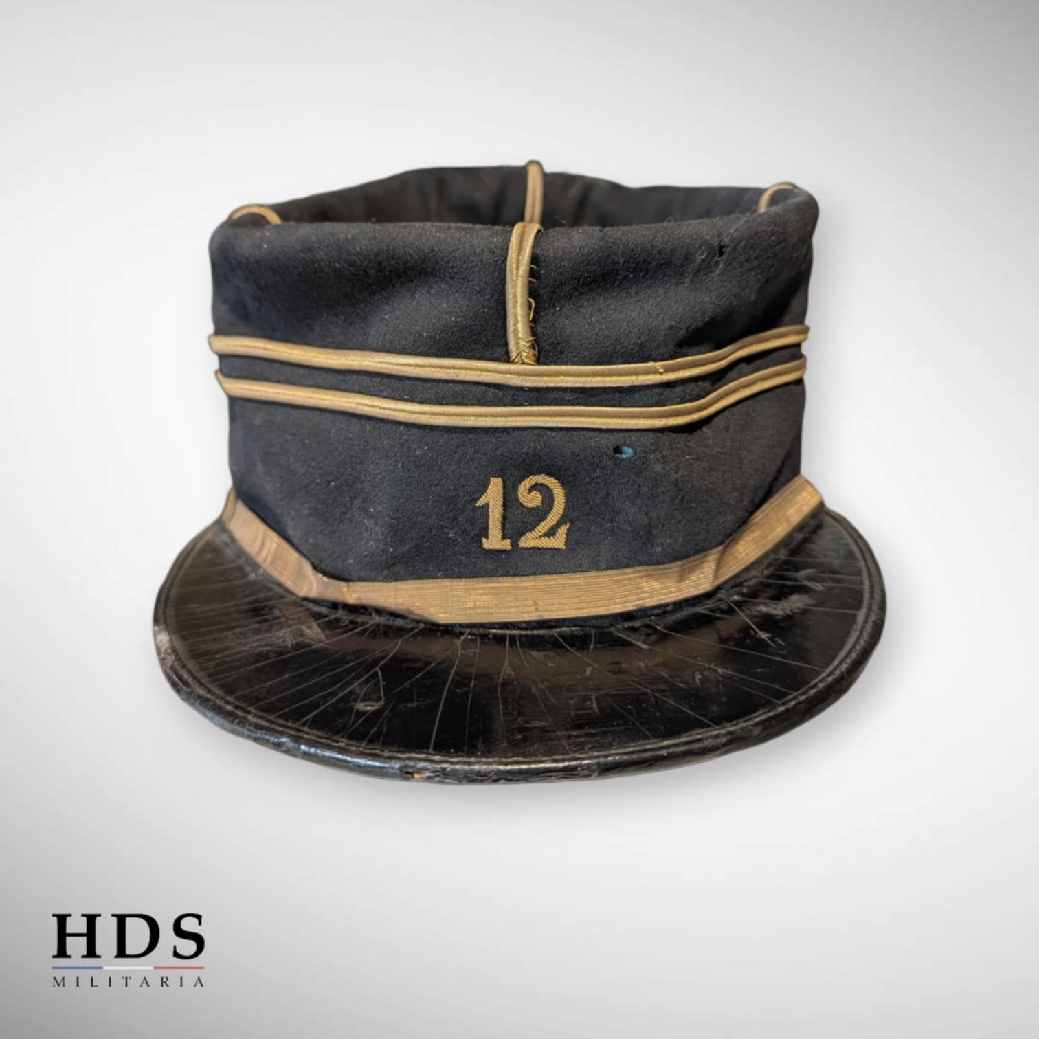 Képi Foulard Lieutenant 12e Régiment Artillerie ww1