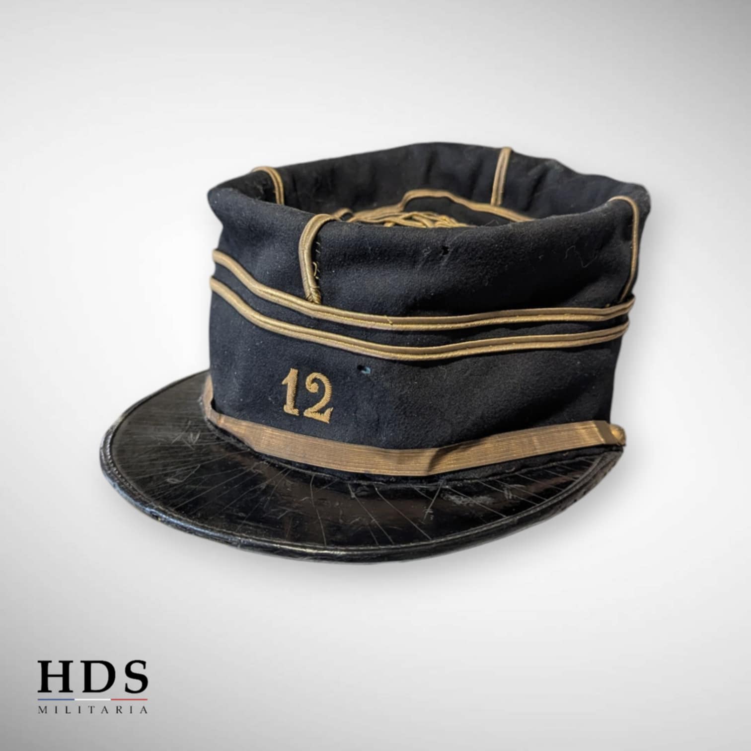 Képi Foulard Lieutenant 12e Régiment Artillerie ww1