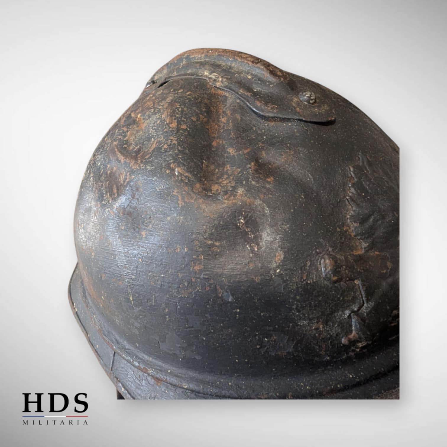 Casque Adrian m15 Artillerie Japy