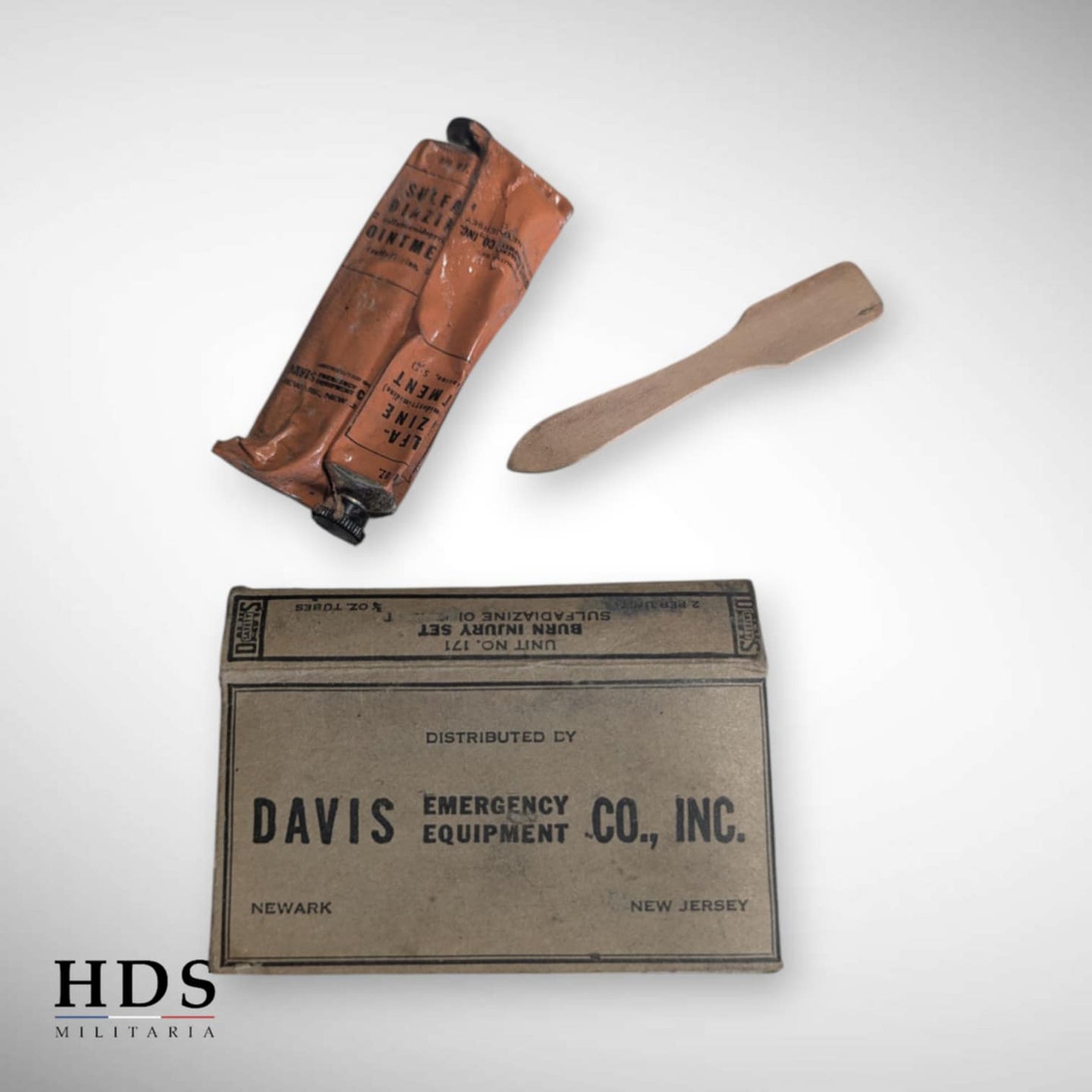 Pansement US ww2 Burn Injury Set