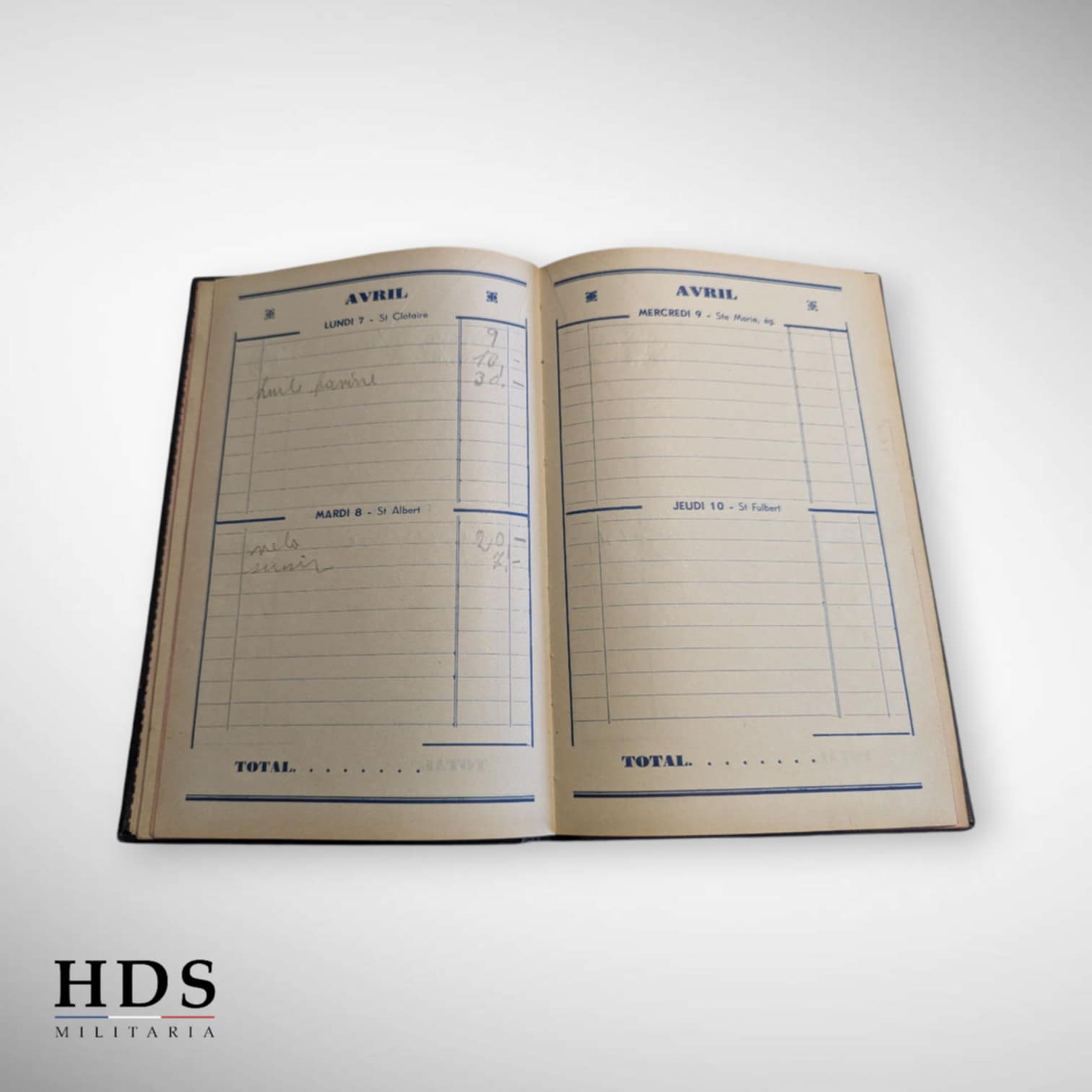 Agenda 1941 France 40 ww2