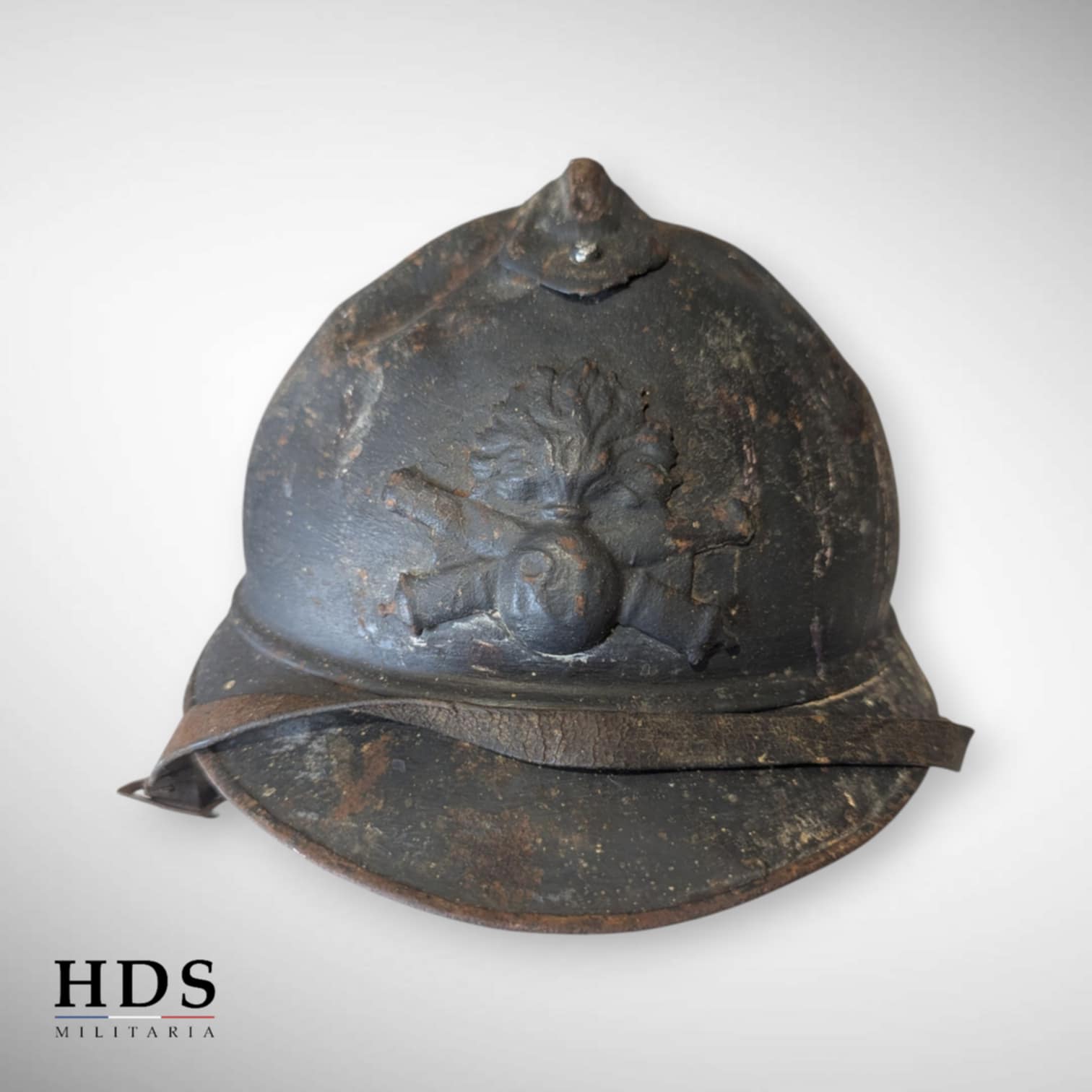 Casque Adrian m15 Artillerie Japy