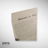 Tract communiqué officiel Hitler Pétain