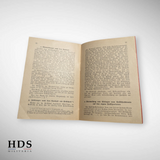 German WW2 instruction booklet postal check