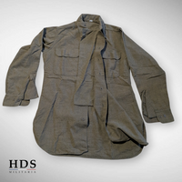 US WW2 M37 Mustard Shirt 14.5x32