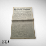 Journal Allemand Alsacien Noël 1914 Guebwiller