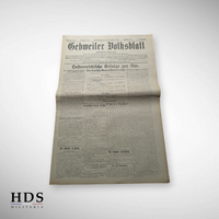 Journal Allemand Alsacien Noël 1914 Guebwiller