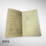 Carnet médical victimes militaires ww1 Alsace