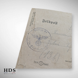 Lettre feldpost régiment Flak SS ww2