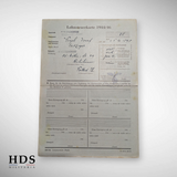 Booklet Arbeitsbuch Baldersheim alsace ww2