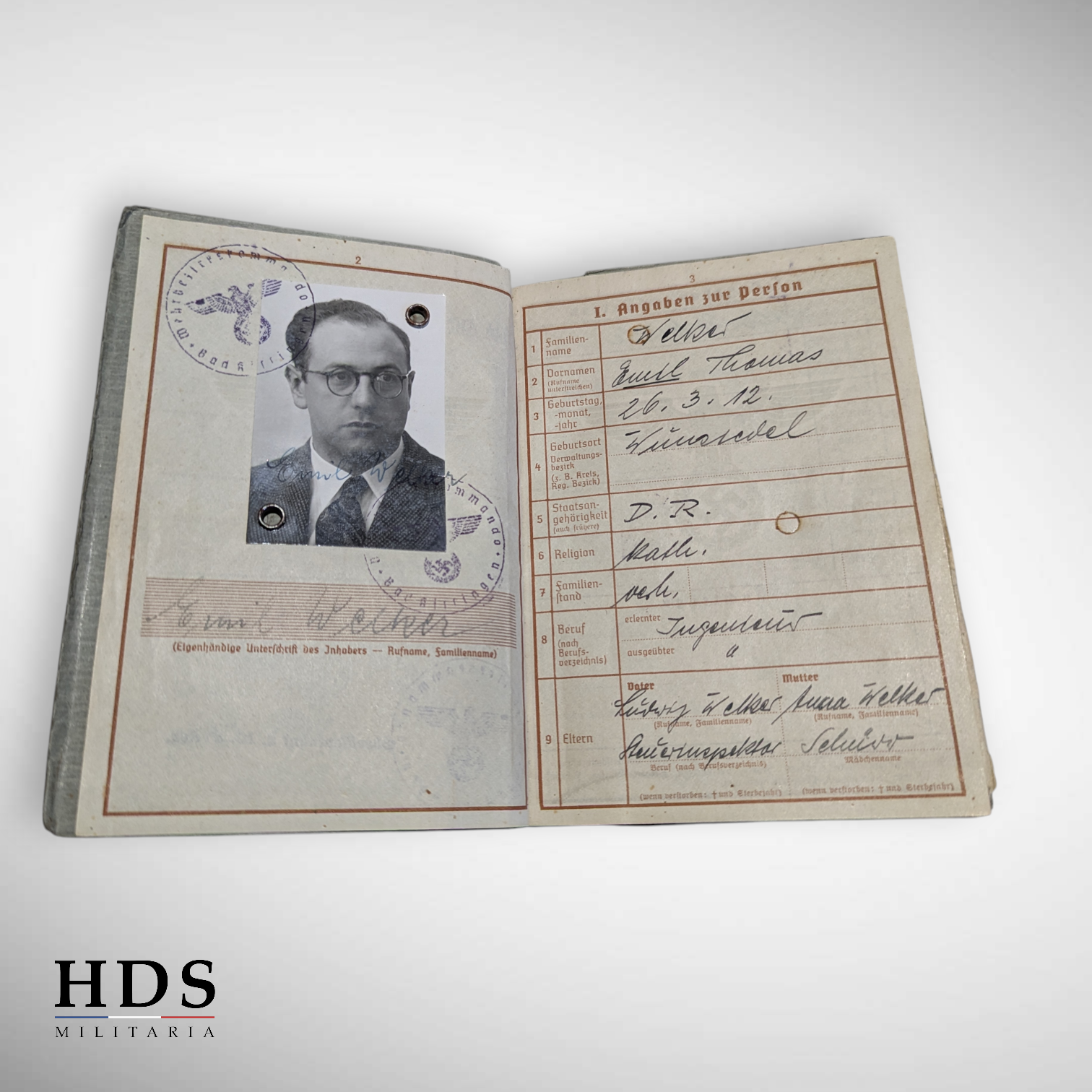 Grouping documents allemand ww2 même personne